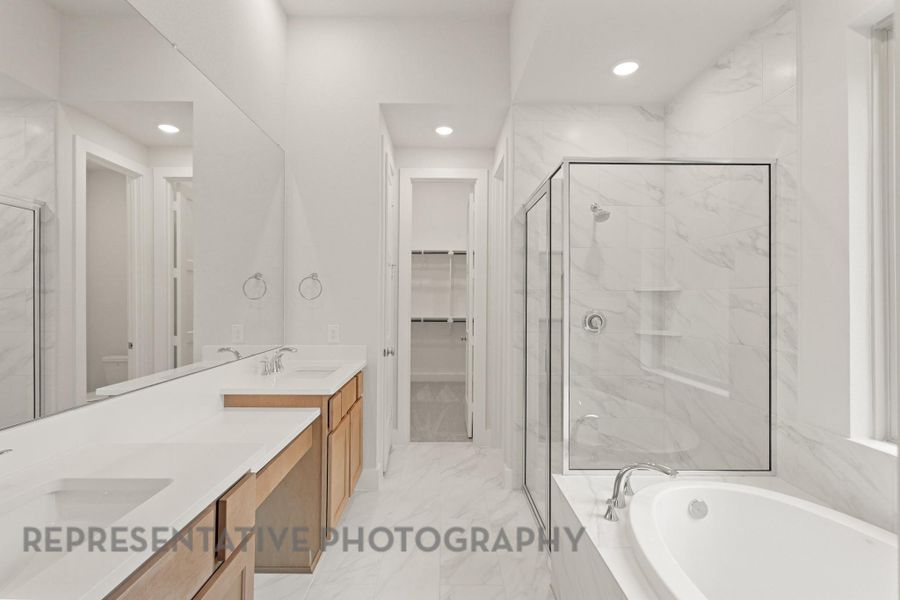 Furnished interior view inside a new home in Evergreen, Conroe (Image 11). Furnished interior view inside a new home in Evergreen, Conroe (Image 11).