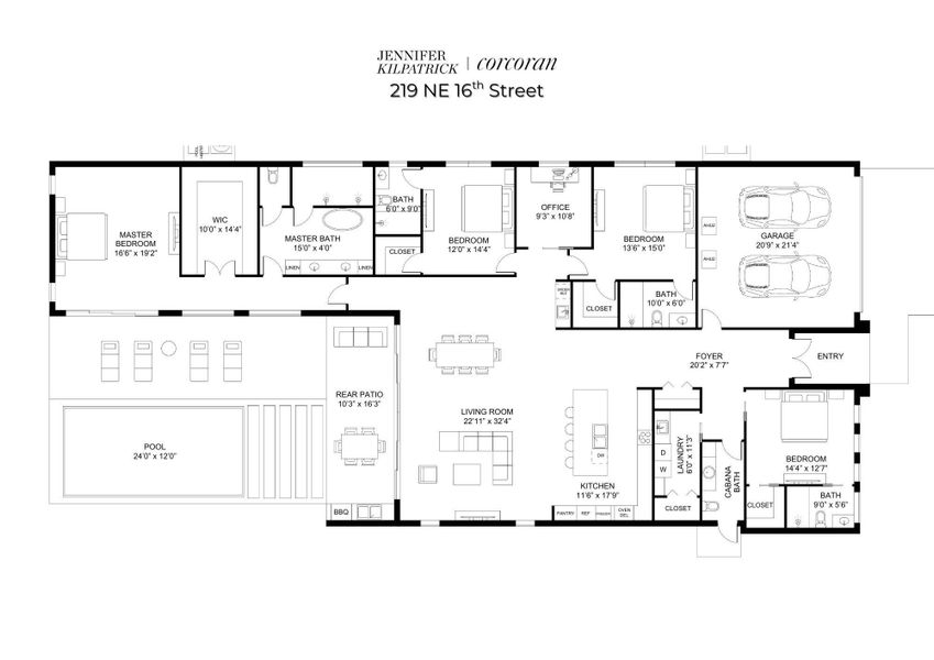 219 NE 16TH ST - Floor Plan