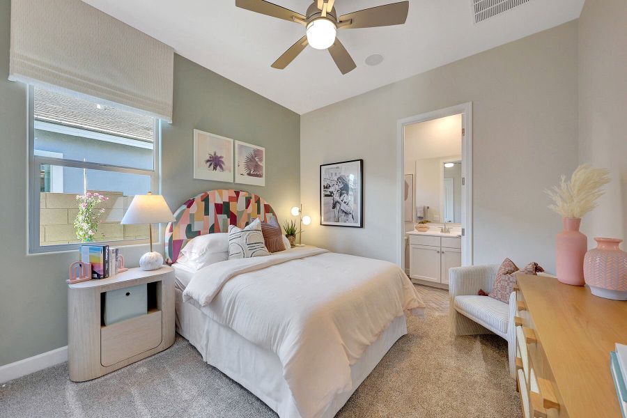Representative furnished interior of a home built from the Crimson by Mattamy Homes in Miravida, Surprise (Image 41).