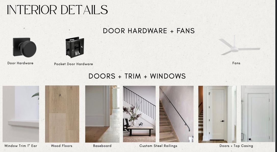 View of marketing collateral with multiple images