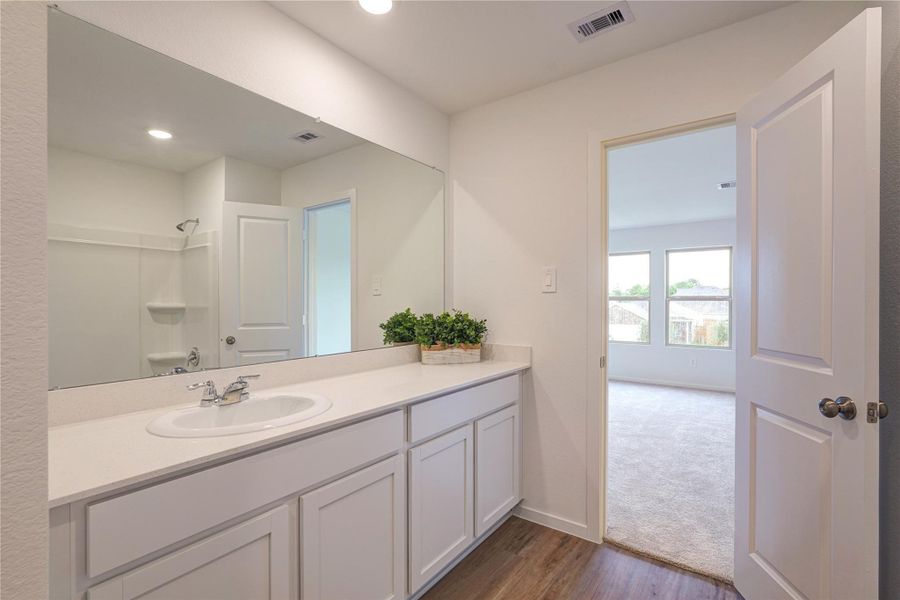 Furnished interior view inside a new home in Becker Landing, Hockley (Image 12).
