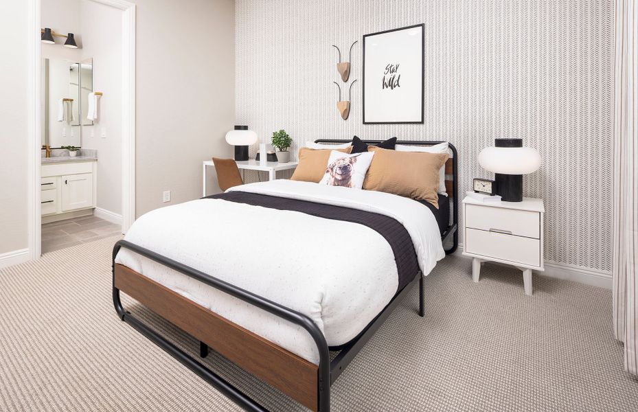 Representative furnished interior of a home built from the Acclaim by Pulte Homes in Regent Hills - Enchantment Series, Buckeye (Image 16).