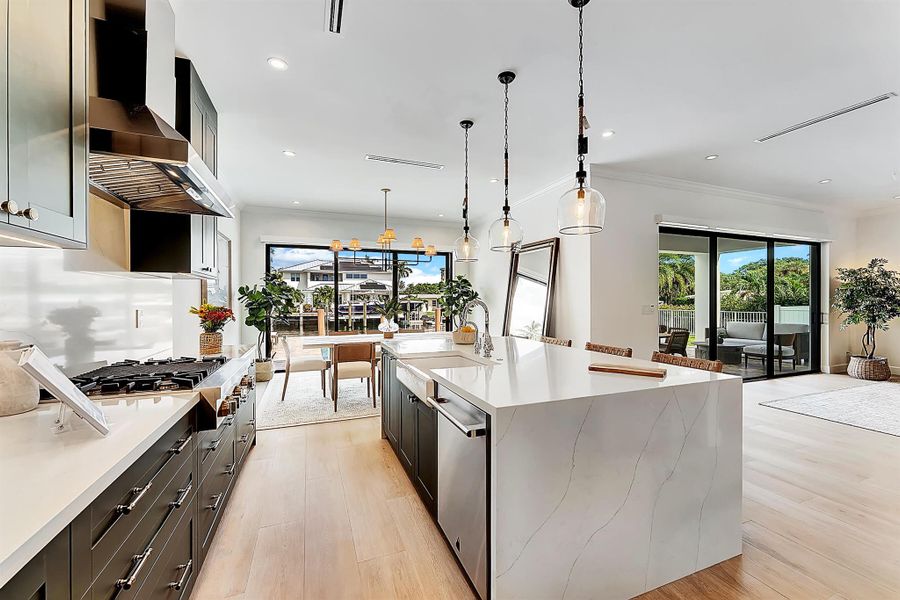 Furnished interior view inside a new home in , Pompano Beach (Image 13).