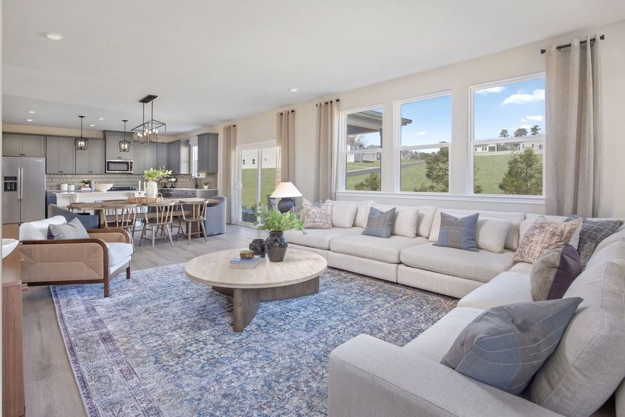 Furnished interior in a model home at Graham Springs in Graham (Image 10). Furnished interior in a model home at Graham Springs in Graham (Image 10).