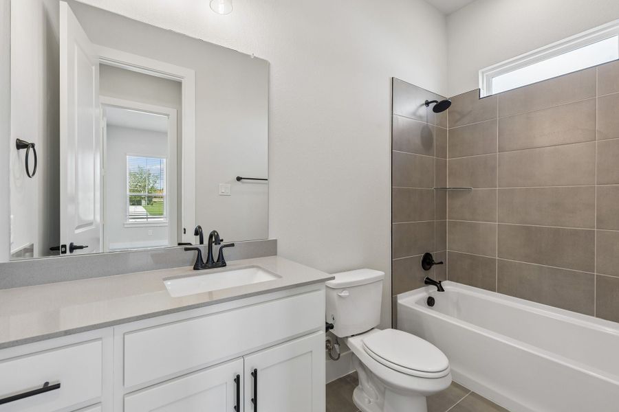 Furnished interior view inside a new home in Rainwater Crossing, Celina (Image 11).