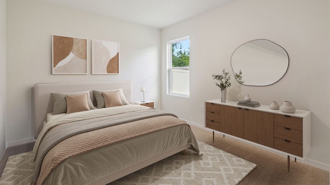 Furnished interior view inside a new home in Wexford Cove, Ormond Beach (Image 3).