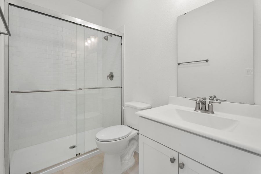 Furnished interior view inside a new home in Westland Ranch - 70' Homesites, League City (Image 14).