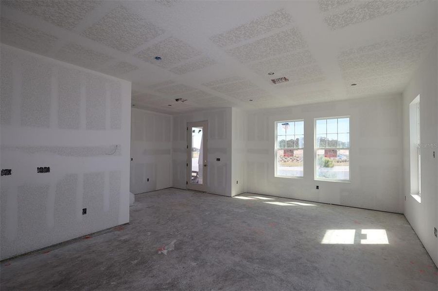 In-progress construction of a new home in Center Lake on the Park, St. Cloud, FL (Image 7).