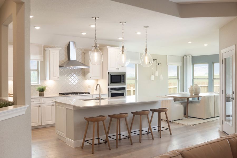 Furnished interior view inside a new home in Saddleback at Santa Rita Ranch, Liberty Hill (Image 8).