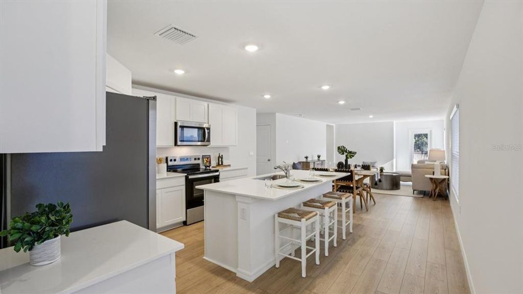 Furnished interior view inside a new home in , Dade City (Image 8).