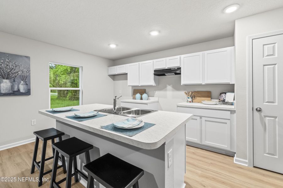 Furnished interior view inside a new home in , Jacksonville (Image 7). Furnished interior view inside a new home in , Jacksonville (Image 7).