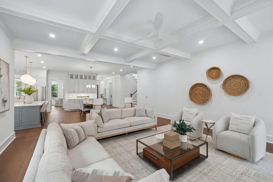 Furnished interior view inside a new home in , Mount Pleasant (Image 10).
