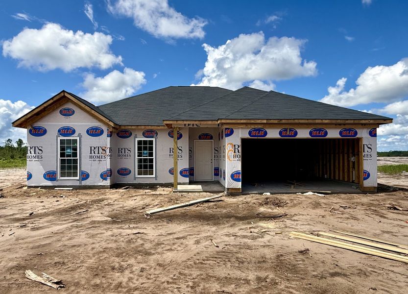 In-progress construction of a new home in The Village at Sassafras, Allenhurst, GA (Image 4). In-progress construction of a new home in The Village at Sassafras, Allenhurst, GA (Image 4).