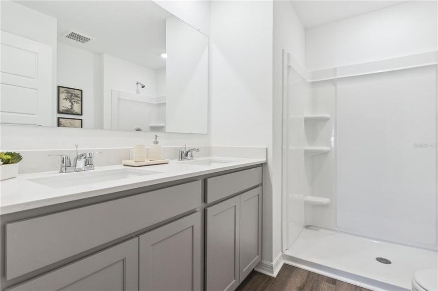 Furnished interior view inside a new home in , Lake Wales (Image 29).