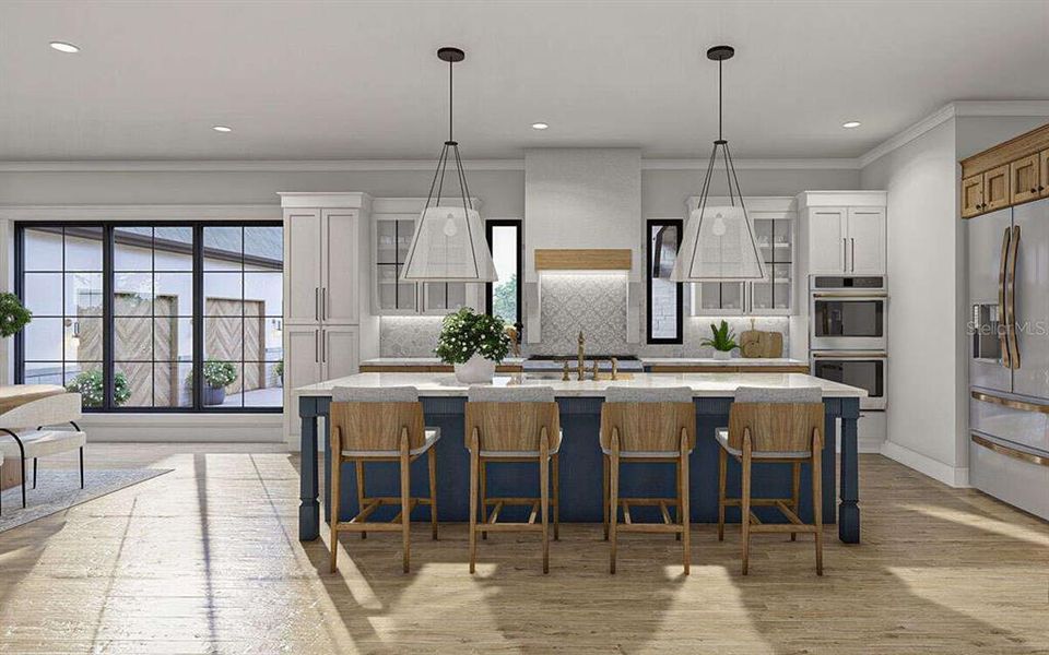 Furnished interior view inside a new home in , Tampa (Image 12).