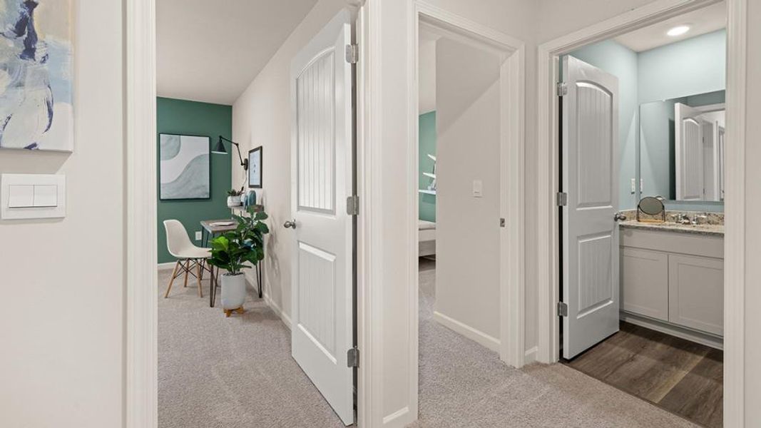 Furnished interior view inside a new home in Old Summerville Village, Rome (Image 22).