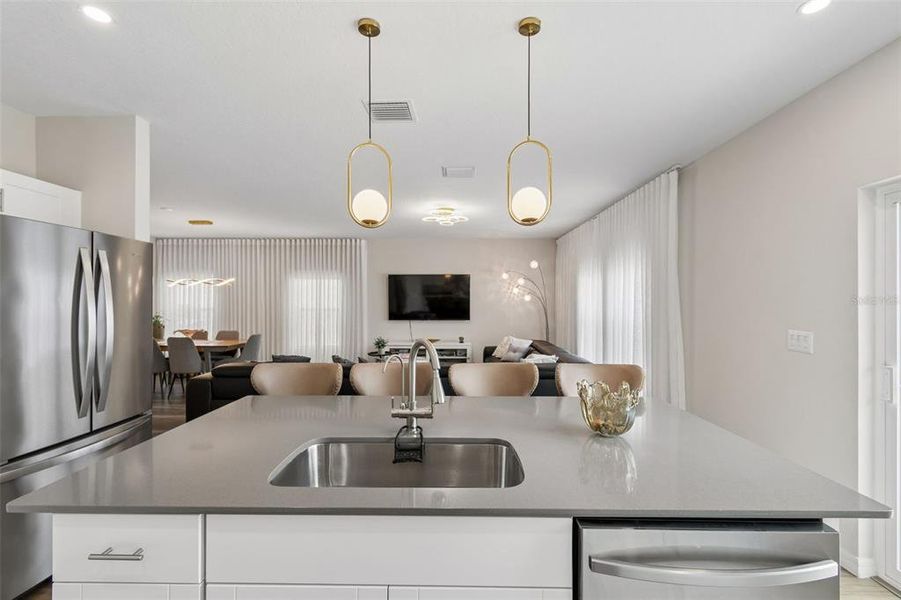 Furnished interior view inside a new home in , Haines City (Image 15).