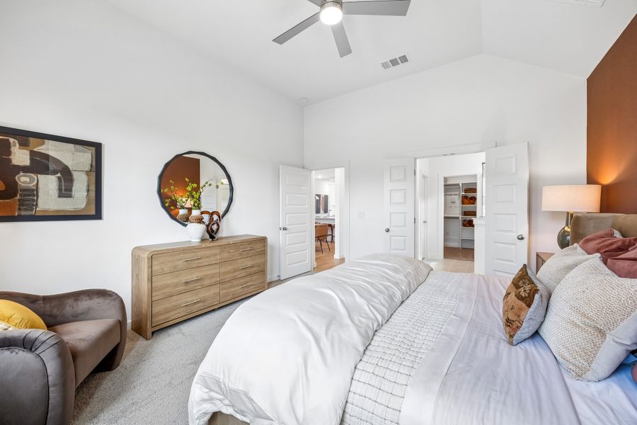Primary Suite in the Magnolia home plan by Trophy Signature Homes – REPRESENTATIVE PHOTO Primary Suite in the Magnolia home plan by Trophy Signature Homes – REPRESENTATIVE PHOTO