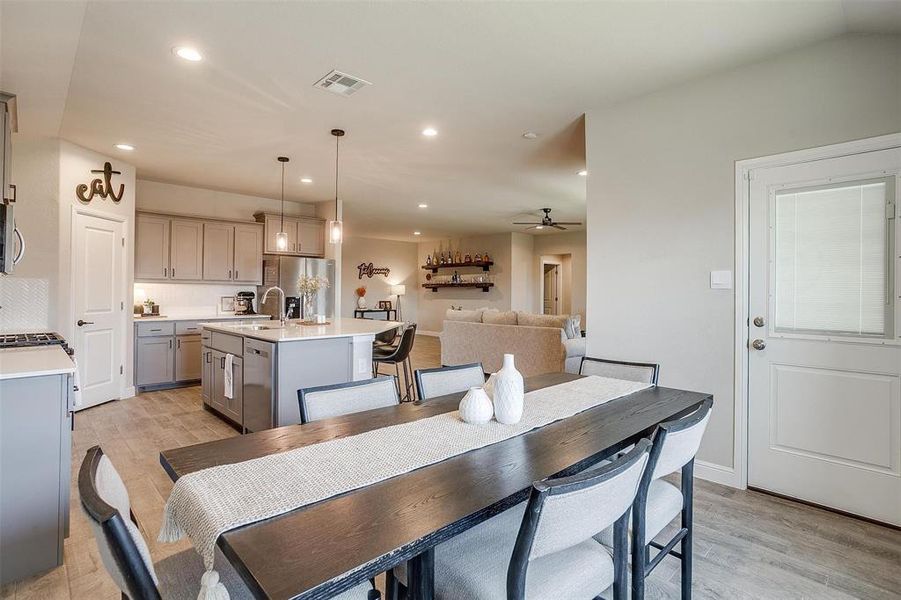 Furnished interior view inside a new home in , Cedar Hill (Image 3). Furnished interior view inside a new home in , Cedar Hill (Image 3).