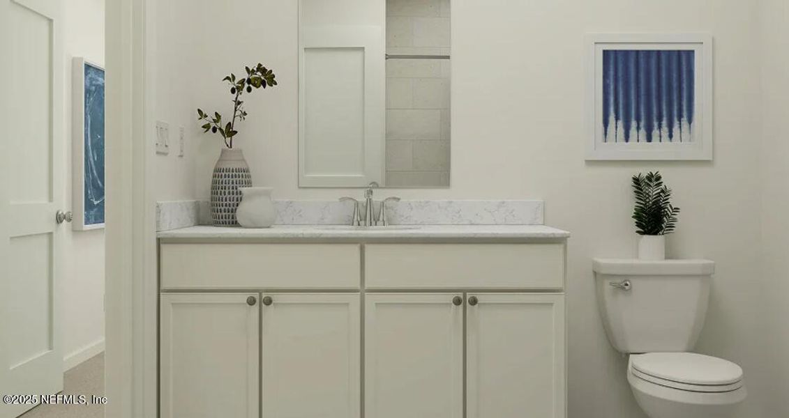 Furnished interior view inside a new home in Tributary: Tributary Royal Collection, Yulee (Image 20).