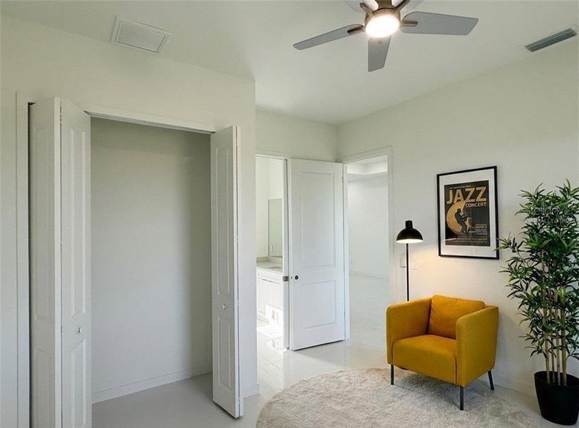 Furnished interior view inside a new home in , Cape Coral (Image 19).