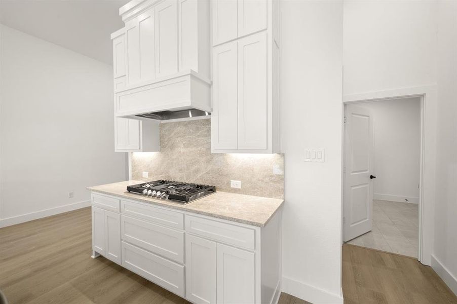 Furnished interior view inside a new home in High Country, Burleson (Image 7).