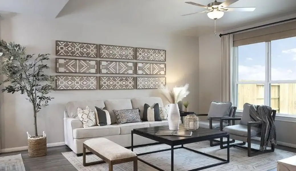 Photo is not of the actual home, but is an inspirational photo of builder’s model home and may depict options, furnishings, and/or decorator features that are not included