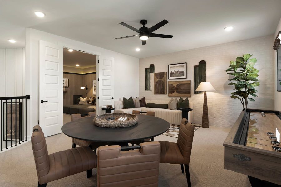 Furnished interior view inside a new home in Lagos Reserve, Manor (Image 47).