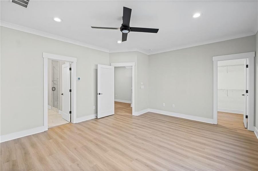 Spacious, unfurnished interior of a new home in Devin's Shire - A Kennesaw Tradition, Kennesaw (Image 27). Spacious, unfurnished interior of a new home in Devin's Shire - A Kennesaw Tradition, Kennesaw (Image 27).