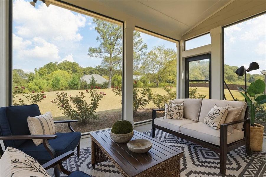 Exterior details and patio area of a home in Westgate Estates, Loganville (Image 3).