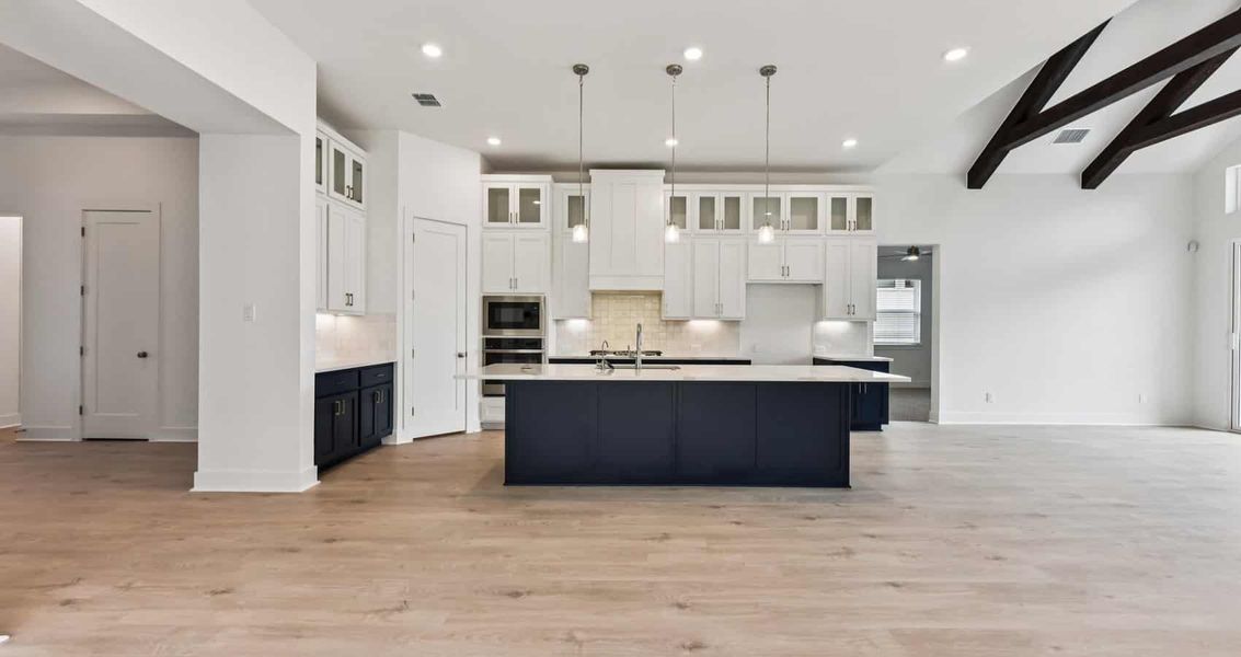 Furnished interior view inside a new home in Sweetwater, Austin (Image 5).