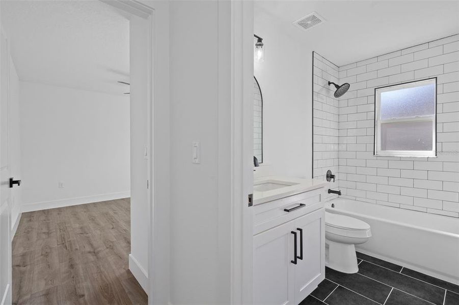 Furnished interior view inside a new home in , Spring Hill (Image 11). Furnished interior view inside a new home in , Spring Hill (Image 11).