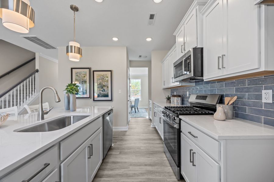 Furnished interior view inside a new home in Neill's Pointe, Angier (Image 7).