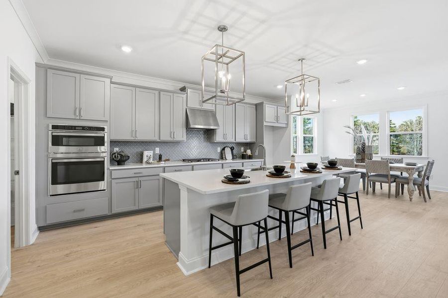 Furnished interior view inside a new home in Auburn Glen, Dacula (Image 29).