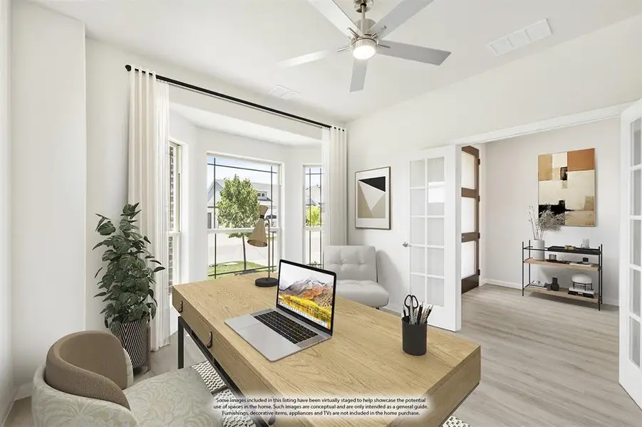 Furnished interior view inside a new home in Godley Ranch Elements, Godley (Image 4). Furnished interior view inside a new home in Godley Ranch Elements, Godley (Image 4).