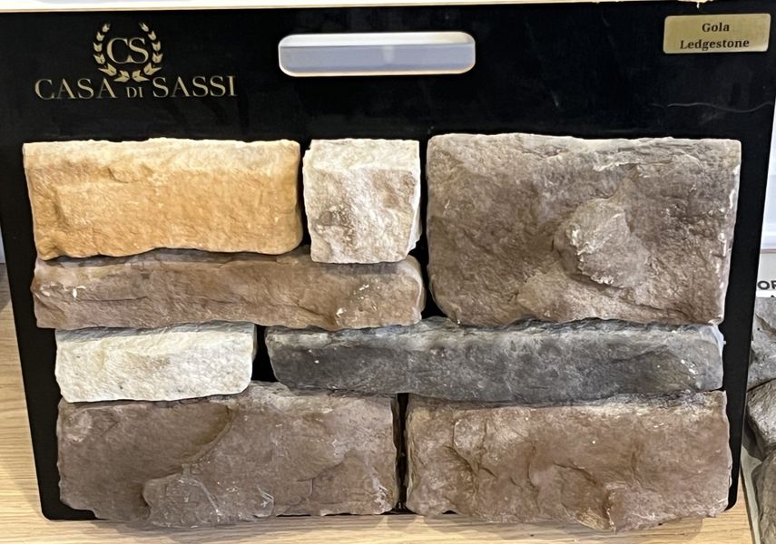 Sample of building materials used in homes in Patterson, Smyrna (Image 7). Sample of building materials used in homes in Patterson, Smyrna (Image 7).