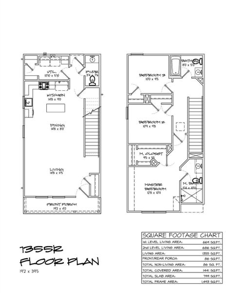 2 Story Floor Plan - Construction Completed May 2026