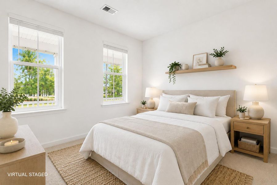 Furnished interior view inside a new home in Sweetgrass at Summers Corner, Summerville (Image 10). Furnished interior view inside a new home in Sweetgrass at Summers Corner, Summerville (Image 10).