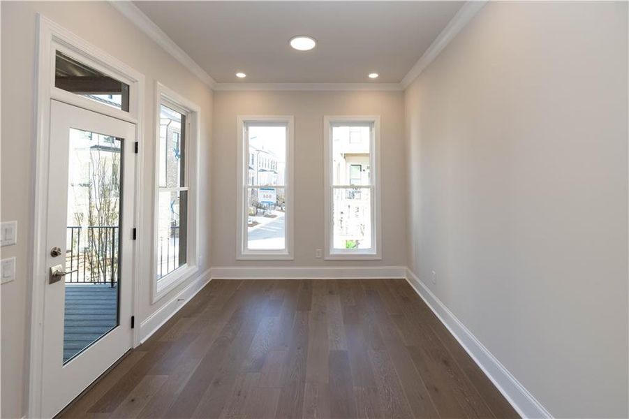 Spacious, unfurnished interior of a new home in Byers Park, Alpharetta (Image 31). Spacious, unfurnished interior of a new home in Byers Park, Alpharetta (Image 31).
