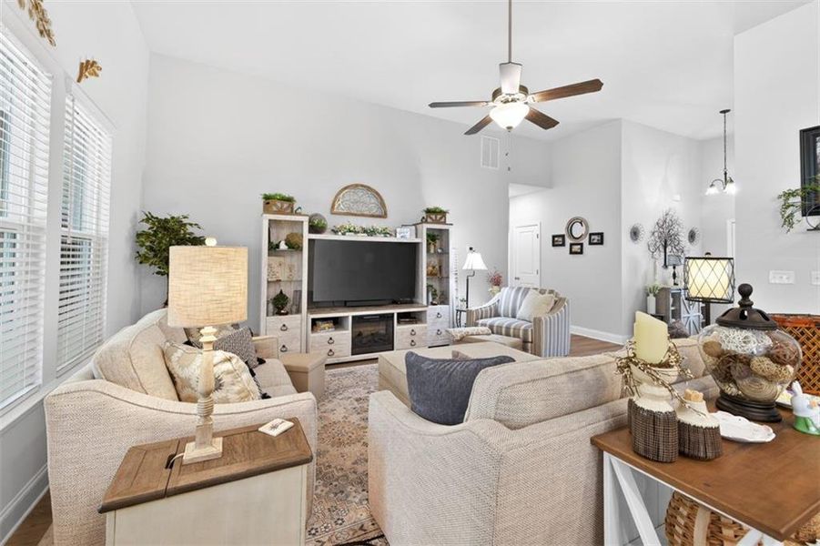 Furnished interior view inside a new home in , Hartwell (Image 7).