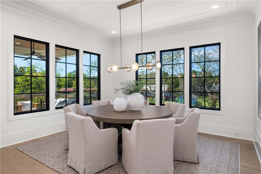 Furnished interior view inside a new home in Echo at Crabapple, Milton (Image 42).