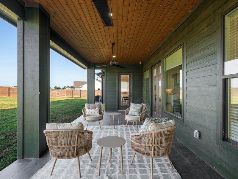 Exterior details and patio area of a home in , Smithville (Image 26).