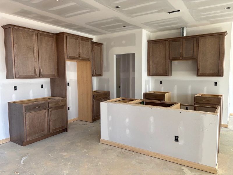 In-progress construction of a new home in Crescent Mills, Wilson's Mills, NC (Image 8).