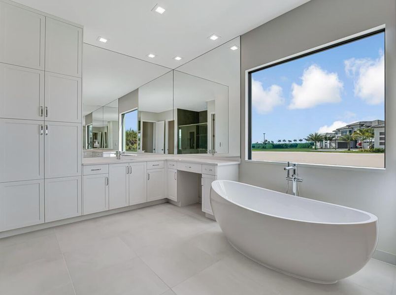 Furnished interior view inside a new home in Apex at Avenir, Palm Beach Gardens (Image 53). Furnished interior view inside a new home in Apex at Avenir, Palm Beach Gardens (Image 53).