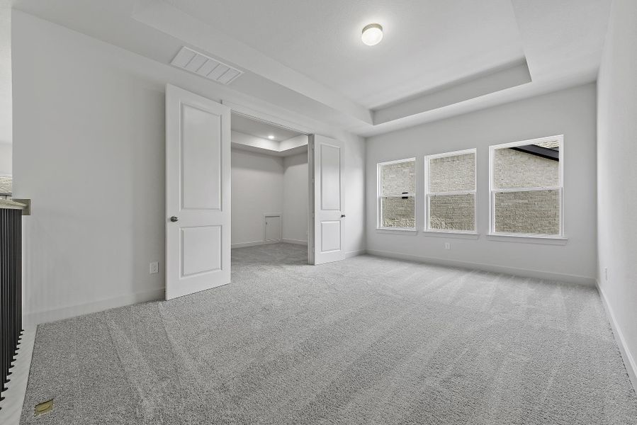 Spacious, unfurnished interior of a new home in Bridgeland, Cypress (Image 23).