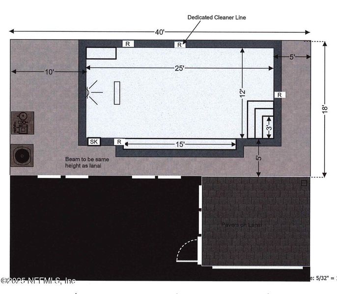 2D floor plan layout of this home in , St. Augustine, FL (Image 2). 2D floor plan layout of this home in , St. Augustine, FL (Image 2).
