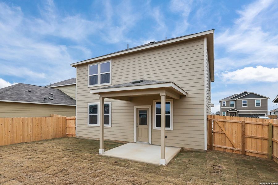 Exterior details and patio area of a home in Millican Grove, San Antonio (Image 22). Exterior details and patio area of a home in Millican Grove, San Antonio (Image 22).