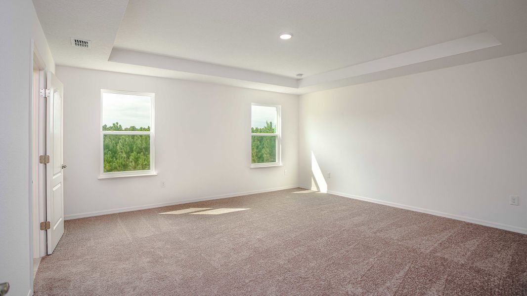 Representative unfurnished interior of a home built from the Carlisle by Maronda Homes in Crosswinds, Haines City (Image 45).