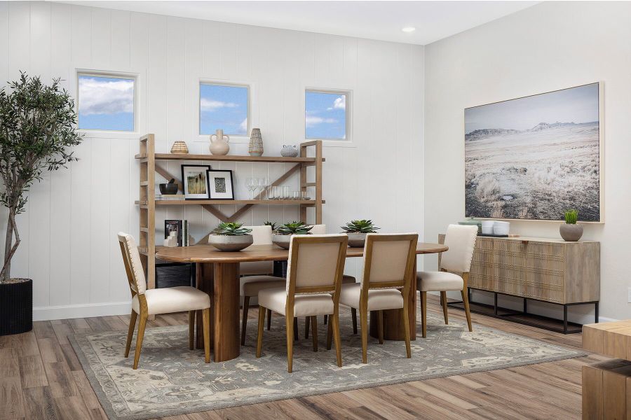 Representative furnished interior of a home built from the Crimson by Mattamy Homes in Miravida, Surprise (Image 9).
