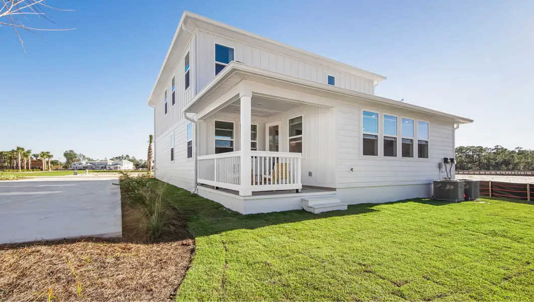 Exterior details and patio area of a home in Parkside, Santa Rosa Beach (Image 3).